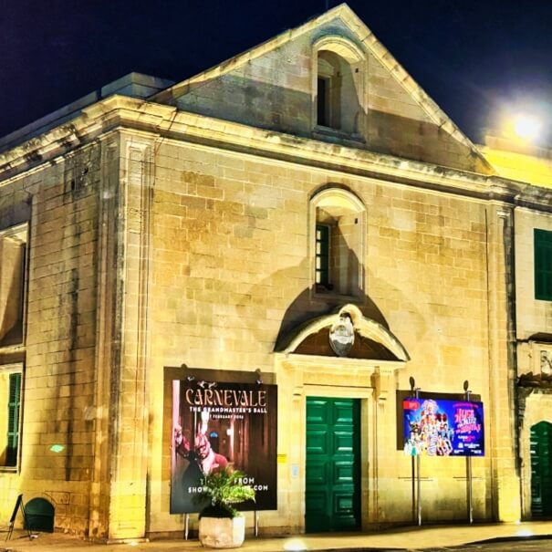 The Sacra Infermeria at night