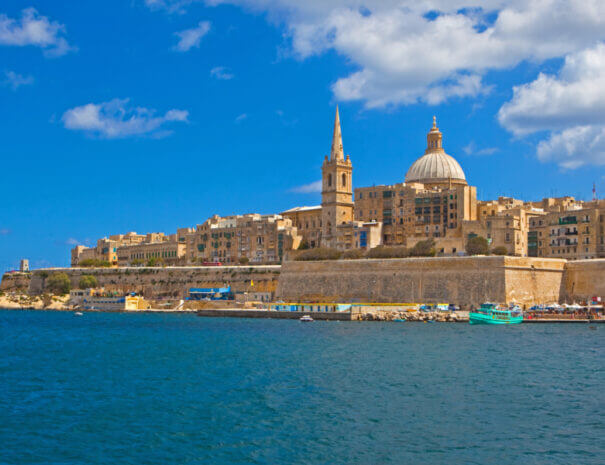 A view of the skyline of Valletta on a sunny day. Pic by Bengt Nyman under Creative Commons 3.0