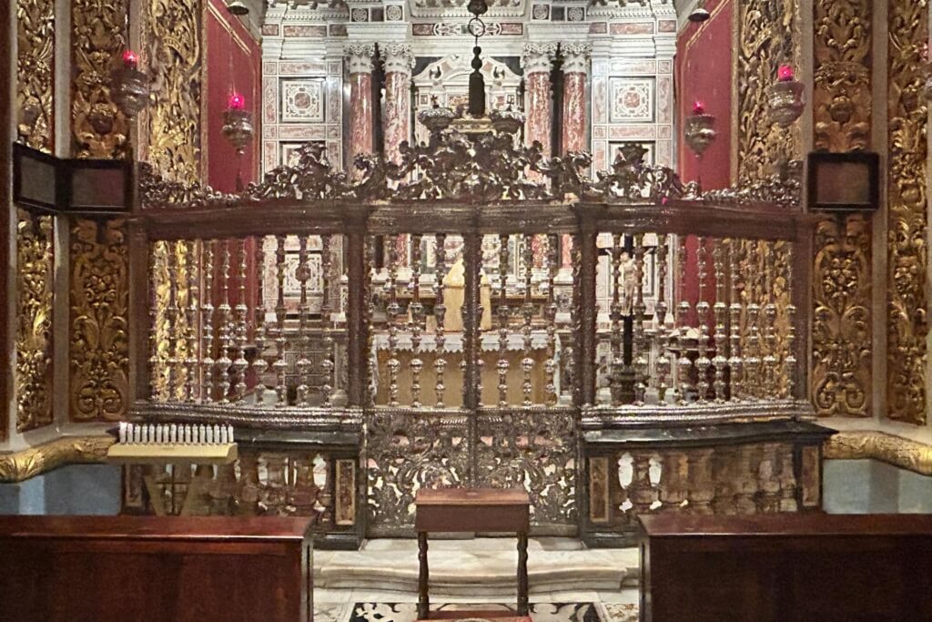 The chapel of Our Lady of Philermos in St John's Co-Cathedral.