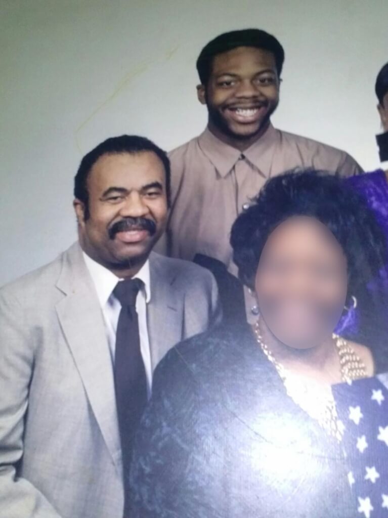 Huston Eugene Featherstone, date unknown, died on the same day his son Huston Eugene Featherstone III was shot dead.